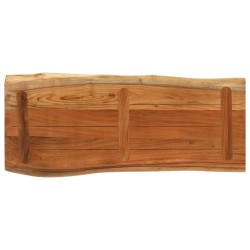 Dessus de table 90x40x3,8 cm rectangulaire bois massif acacia 559700559700
