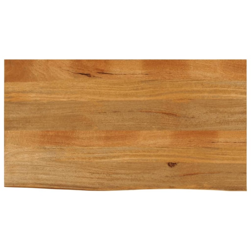 Dessus de table à bord vivant 110x60x3,8cm bois massif manguier 559702559702