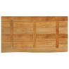 Dessus de table à bord vivant 110x60x3,8cm bois massif manguier 559702559702