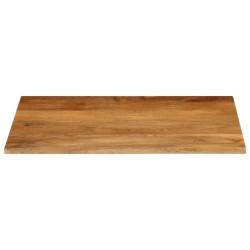 Dessus de table à bord vivant 100x80x2,5cm bois massif manguier 559705559705