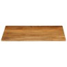 Dessus de table à bord vivant 100x80x2,5cm bois massif manguier 559705559705
