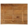 Dessus de table à bord vivant 100x80x2,5cm bois massif manguier 559705559705