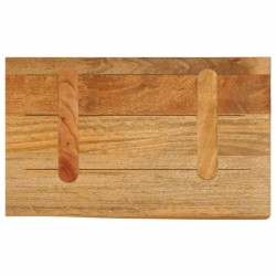 Dessus de table à bord vivant 50x30x3,8 cm bois massif manguier 559710559710
