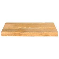 Dessus de table à bord vivant 40x30x2,5 cm bois massif manguier 559714559714