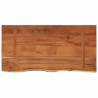 Dessus de table 80x40x3,8 cm rectangulaire bois massif acacia 559722559722