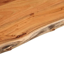 Dessus de table 80x40x3,8 cm rectangulaire bois massif acacia 559722559722