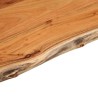 Dessus de table 80x40x3,8 cm rectangulaire bois massif acacia 559722559722