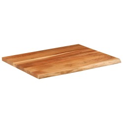 Dessus de table 90x80x2,5 cm rectangulaire bois massif d'acacia 559723559723