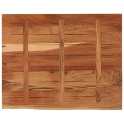 Dessus de table 90x80x2,5 cm rectangulaire bois massif d'acacia 559723559723
