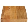 Dessus de table à bord vivant 40x30x3,8 cm bois massif manguier 559724559724