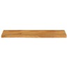 Dessus de table à bord vivant 120x40x3,8cm bois massif manguier 559729559729