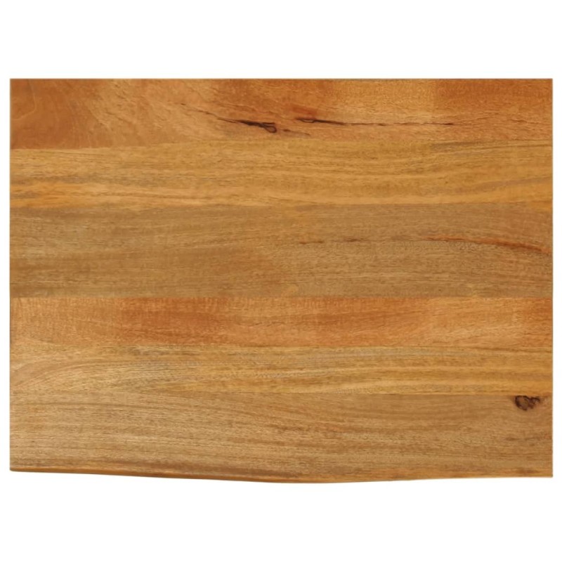 Dessus de table à bord vivant 90x60x3,8 cm bois massif manguier 559731559731