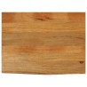 Dessus de table à bord vivant 90x60x3,8 cm bois massif manguier 559731559731