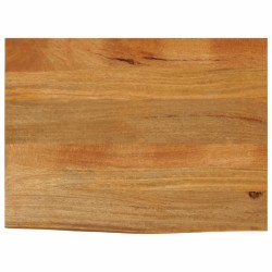 Dessus de table à bord vivant 70x60x3,8 cm bois massif manguier 559732559732