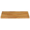 Dessus de table à bord vivant 70x60x3,8 cm bois massif manguier 559732559732