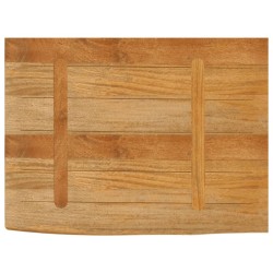 Dessus de table à bord vivant 70x60x3,8 cm bois massif manguier 559732559732