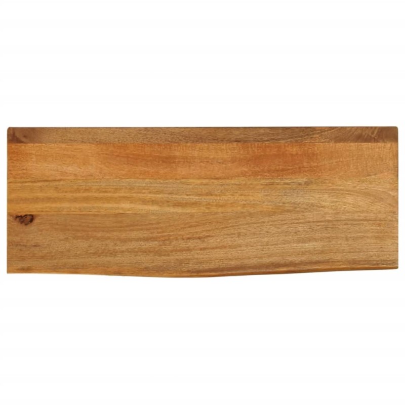 Dessus de table à bord vivant 90x30x3,8 cm bois massif manguier 559738559738