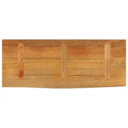 Dessus de table à bord vivant 90x30x3,8 cm bois massif manguier 559738559738