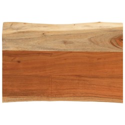 Dessus de table 70x40x3,8 cm rectangulaire bois massif d'acacia 559739559739