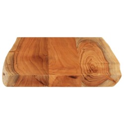 Dessus de table 70x40x3,8 cm rectangulaire bois massif d'acacia 559739559739