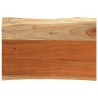 Dessus de table 60x40x3,8 cm rectangulaire bois massif d'acacia 559740559740