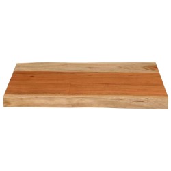 Dessus de table 60x40x3,8 cm rectangulaire bois massif d'acacia 559740559740