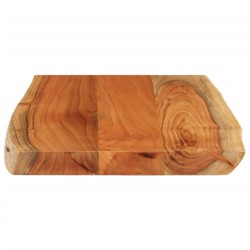 Dessus de table 60x40x3,8 cm rectangulaire bois massif d'acacia 559740559740