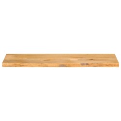 Dessus de table à bord vivant 110x20x3,8cm bois massif manguier 559744559744