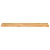 Dessus de table à bord vivant 140x20x3,8cm bois massif manguier 559745559745