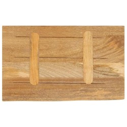 Dessus de table à bord vivant 40x20x3,8 cm bois massif manguier 559746559746