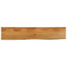 Dessus de table à bord vivant 140x40x2,5cm bois massif manguier 559748559748