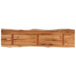 Dessus de table 140x40x2,5 cm rectangulaire bois massif acacia 559749559749