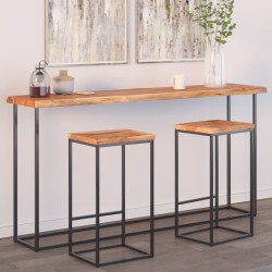 Dessus de table 160x40x2,5 cm rectangulaire bois massif acacia 559750559750