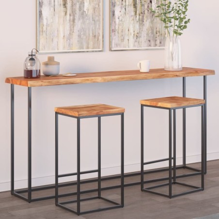 Dessus de table 160x40x2,5 cm rectangulaire bois massif acacia 559750559750