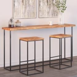 Dessus de table 180x40x2,5 cm rectangulaire bois massif acacia 559751559751