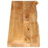 Dessus de table à bord vivant 160x20x3,8cm bois massif manguier 559753559753