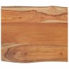 Dessus de table 70x60x2,5 cm rectangulaire bois massif acacia 559754559754