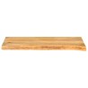 Dessus de table à bord vivant 80x30x3,8 cm bois massif manguier 559755559755