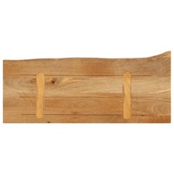Dessus de table à bord vivant 80x30x3,8 cm bois massif manguier 559755559755