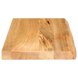 Dessus de table à bord vivant 50x20x3,8 cm bois massif manguier 559758559758