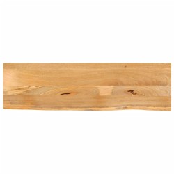 Dessus de table à bord vivant 100x30x3,8cm bois massif manguier 559760559760