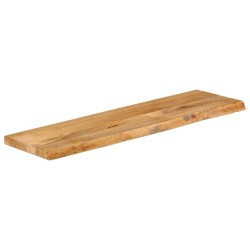 Dessus de table à bord vivant 100x30x3,8cm bois massif manguier 559760559760