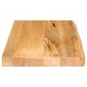 Dessus de table à bord vivant 40x30x3,8 cm bois massif manguier 559761559761