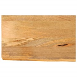 Dessus de table à bord vivant 60x30x3,8 cm bois massif manguier 559762559762
