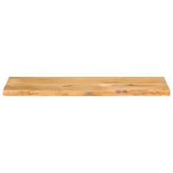 Dessus de table à bord vivant 110x30x3,8cm bois massif manguier 559763559763