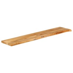 Dessus de table à bord vivant 160x30x3,8cm bois massif manguier 559766559766
