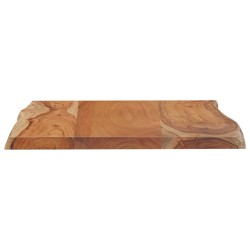 Dessus de table 80x60x2,5 cm rectangulaire bois massif acacia 559768559768