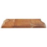 Dessus de table 80x60x2,5 cm rectangulaire bois massif acacia 559768559768