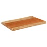 Dessus de table 50x40x3,8 cm rectangulaire bois massif d'acacia 559769559769