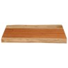 Dessus de table 50x40x3,8 cm rectangulaire bois massif d'acacia 559769559769
